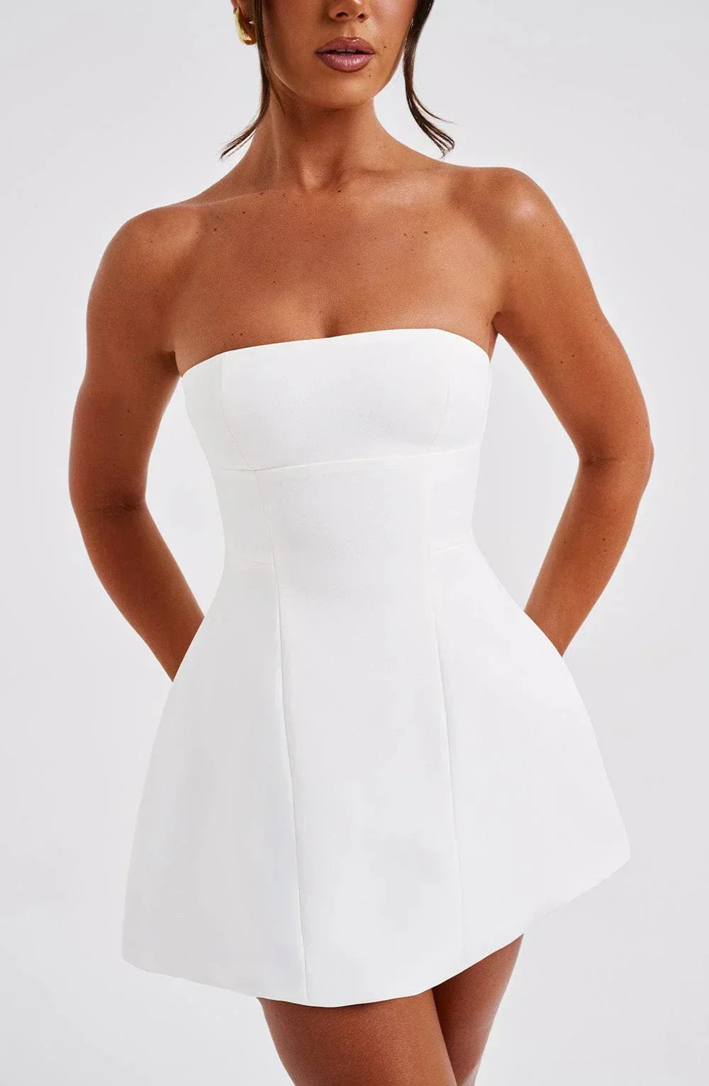 ASHIA STRAPLESS MINI DRESS