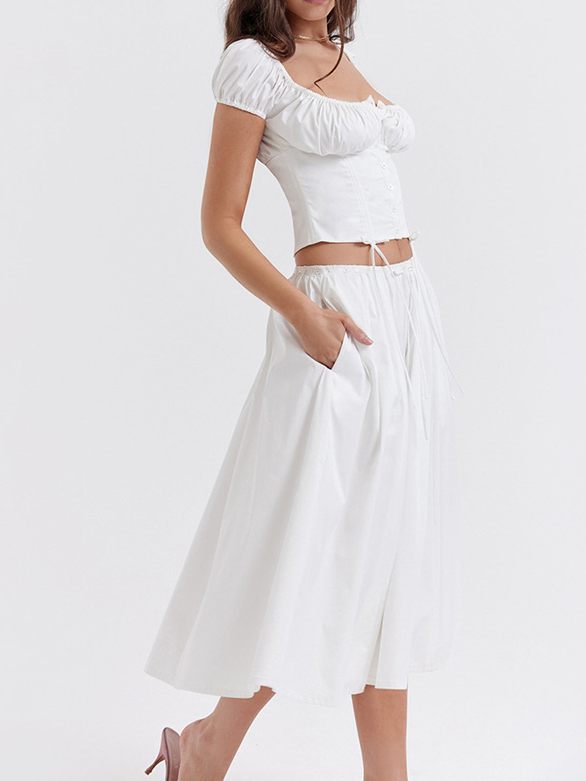 RACHEL MIDI SKIRT