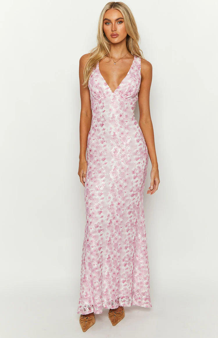 LIORA MAXI DRESS - PINK