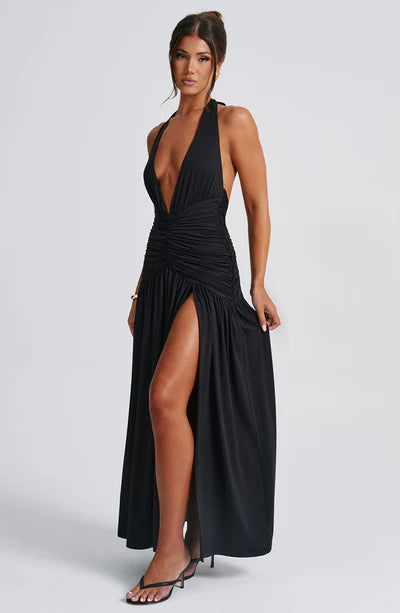 ALICIA MAXI DRESS - BLACK