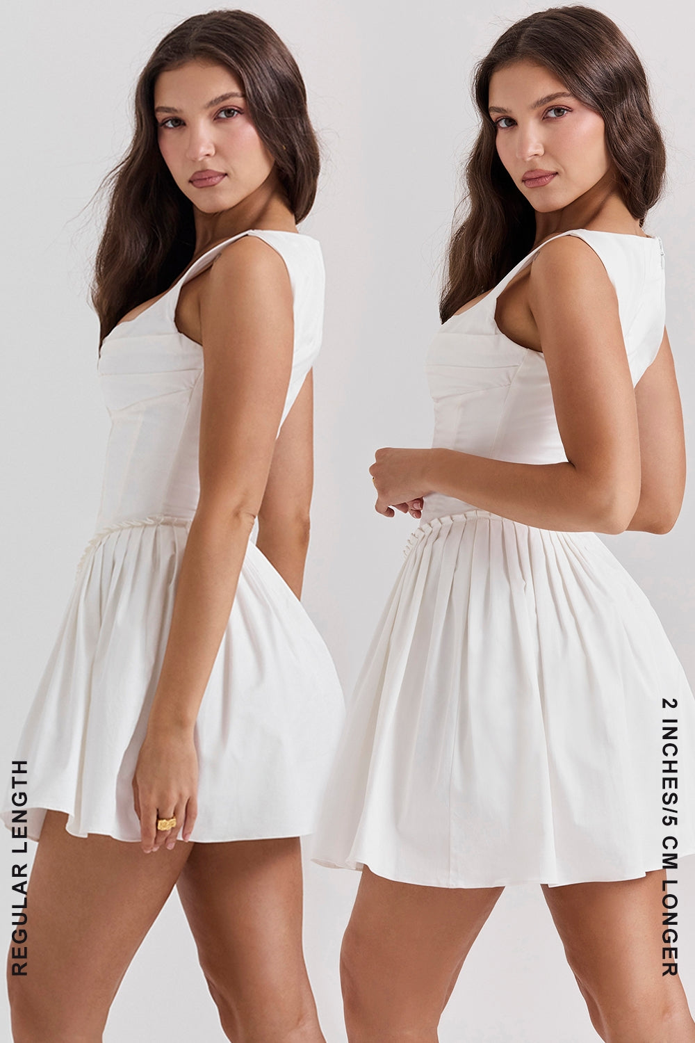 CARMEN MINI DRESS - WHITE