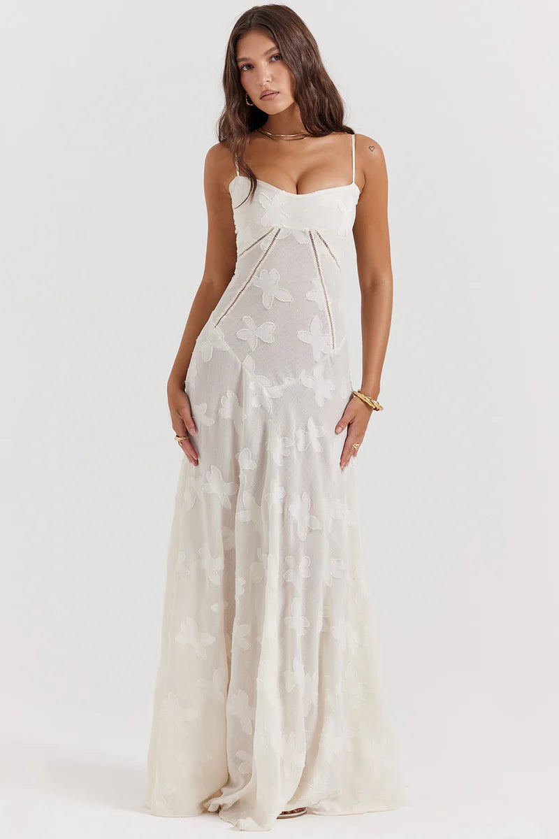 MYA MAXI DRESS - CREAM