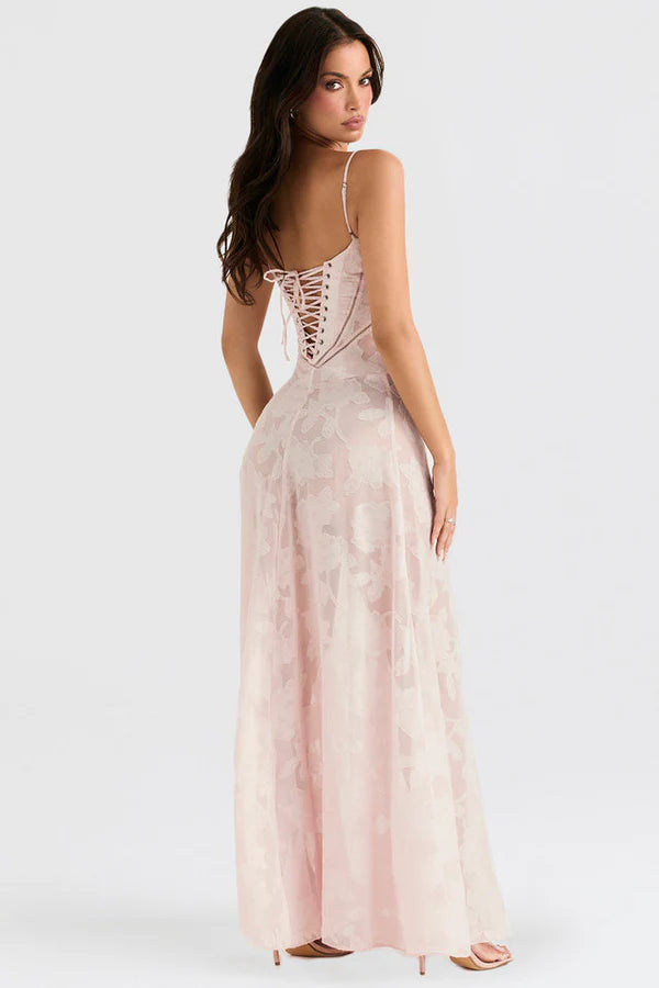 MYA MAXI DRESS - BLUSH